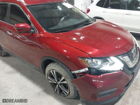 2020 Nissan Rogue SL with VIN 5N1AT2MT9LC785354, listed as a IAAI auction lot 41569223 with 132,416 mi miles. Bid and sale history available at carsss.com. Image 6.