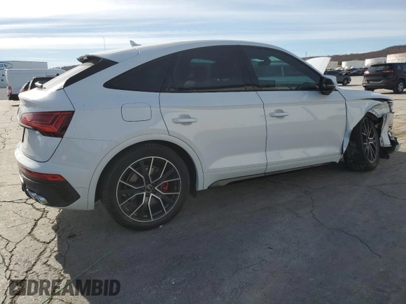 2023 Audi SQ5 Sportback Premium Plus z VIN WA124AFY3P2032515, wystawiony jako Copart lot #84814574 z przebiegiem 17 901 mil mil oraz Szkoda całkowita • Salvage title. Historia ofert i sprzedaży dostępna na DreamBid. Obrazek 3.