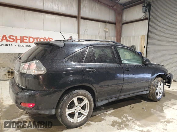 2005 Lexus RX 330 with VIN JTJGA31U250051065, listed as a Copart auction lot 45110265 with 254,094 mi miles and Salvage Title. Bid and sale history available at carsss.com. Image 3.