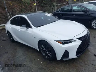 2022 Lexus IS 350 F Sport z VIN JTHGZ1B29N5054575, wystawiony jako IAAI lot #41580227 z przebiegiem 48 922 mil mil oraz . Historia ofert i sprzedaży dostępna na DreamBid. Obrazek 1.