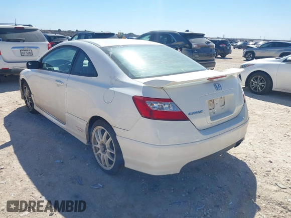 2008 Honda Civic Cpe Si with VIN 2HGFG21538H702379, listed as a IAAI auction lot 41647511 with 137,917 mi miles. Bid and sale history available at carsss.com. Image 3.