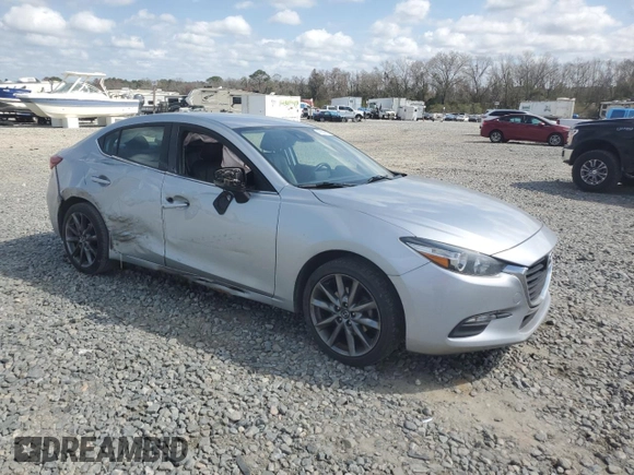 2018 Mazda 3 Touring with VIN 3MZBN1V36JM179756, listed as a Copart auction lot 47603105 with 107,881 mi miles and Salvage Title. Bid and sale history available at carsss.com. Image 4.