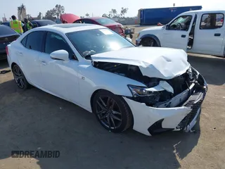2018 Lexus IS 300 with VIN JTHBA1D23J5063037, listed as a IAAI auction lot 42151305 with 61,184 mi miles and . Bid and sale history available at DreamBid. Image 1.