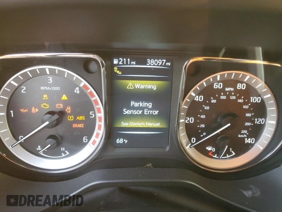 2016 Nissan Titan SL with VIN 1N6BA1F46GN516606, listed as a Copart auction lot 54073565 with 38,097 mi miles and Salvage title. Bid and sale history available at DreamBid. Image 9.
