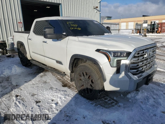 2022 Toyota Tundra 1794 Edition with VIN 5TFMA5DB8NX045547, listed as a Copart auction lot 42543985 with 39,256 mi miles and Clean title. Bid and sale history available at DreamBid. Image 4.