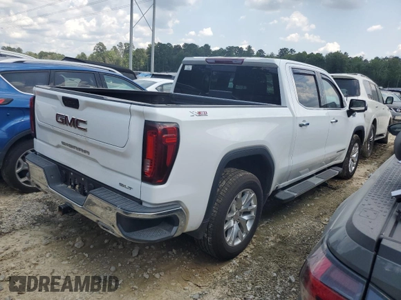 2022 GMC Sierra 1500 SLT z VIN 3GTU9DED6NG158615, wystawiony jako Copart lot #56938305 z przebiegiem 45 644 mil mil oraz Szkoda całkowita • Salvage title. Historia ofert i sprzedaży dostępna na DreamBid. Obrazek 3.