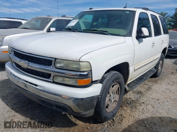 2005 Chevrolet Tahoe Z71 with VIN 1GNEC13T45R101304, listed as a IAAI auction lot 42229835 with 318,175 mi miles and . Bid and sale history available at DreamBid. Image 2.