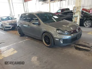 2012 Volkswagen Golf GTI Autobahn with VIN WVWGD7AJ3CW106642, listed as a IAAI auction lot 42433018 with 167,717 mi miles and . Bid and sale history available at DreamBid. Image 1.