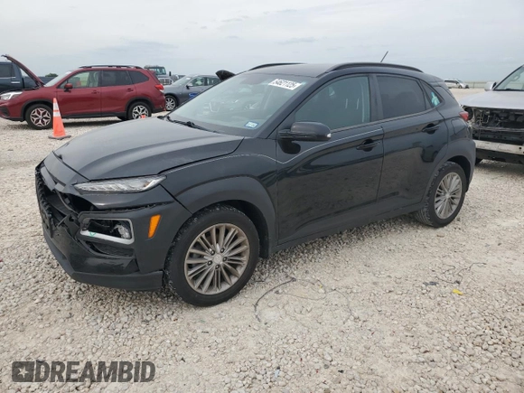 2018 Hyundai Kona SEL with VIN KM8K22AA5JU105130, listed as a Copart auction lot 54621125 with 81,625 mi miles and Salvage Title. Bid and sale history available at DreamBid. Image 1.