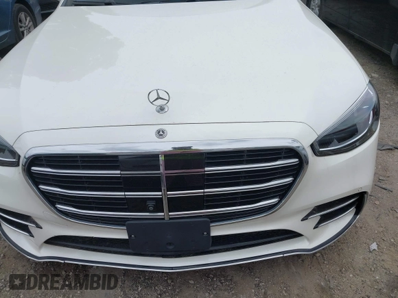 2023 Mercedes-Benz S 580 with VIN W1K6G7GBXPA184878, listed as a IAAI auction lot 42169511 with 12,496 mi miles and . Bid and sale history available at DreamBid. Image 6.