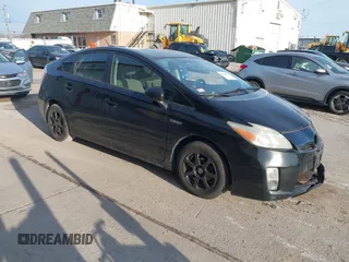 2011 Toyota Prius I with VIN JTDKN3DU8B0290435, listed as a IAAI auction lot 41853701 with 169,893 mi miles. Bid and sale history available at carsss.com. Image 1.