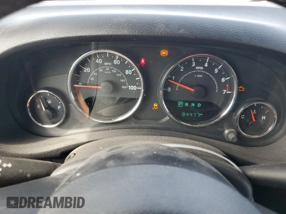 2018 Jeep Wrangler JK Unlimited Sport S with VIN 1C4BJWDG5JL811003, listed as a Copart auction lot 70633564 with 94,477 mi miles and Salvage Title. Bid and sale history available at carsss.com. Image 9.