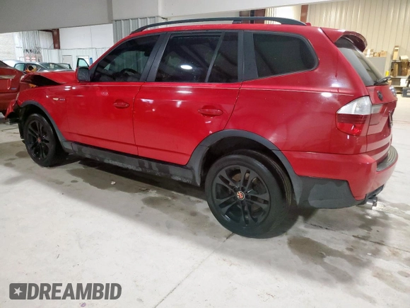 2007 BMW X3 3.0si with VIN WBXPC934X7WF04450, listed as a Copart auction lot 55164075 with 134,911 mi miles and Salvage title. Bid and sale history available at DreamBid. Image 2.