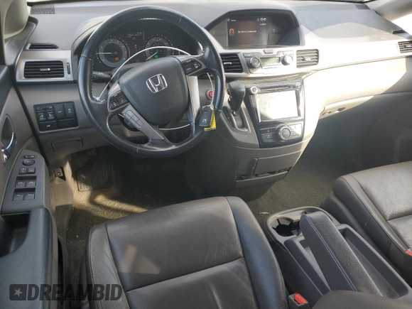 2017 Honda Odyssey EX-L with VIN 5FNRL5H62HB004925, listed as a Copart auction lot 79436614 with 145,331 mi miles and Salvage Title. Bid and sale history available at DreamBid. Image 8.