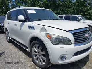 2012 Infiniti QX56 8-passenger with VIN JN8AZ2NC6C9315379, listed as a IAAI auction lot 42565906 with 161,894 mi miles and . Bid and sale history available at DreamBid. Image 1.