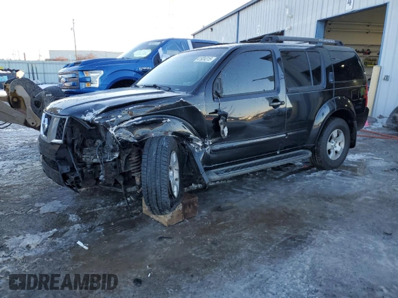 2007 Nissan Pathfinder SE with VIN 5N1AR18WX7C637863, listed as a Copart auction lot 41924315 with 196,302 mi miles and Salvage Title. Bid and sale history available at carsss.com. Image 1.