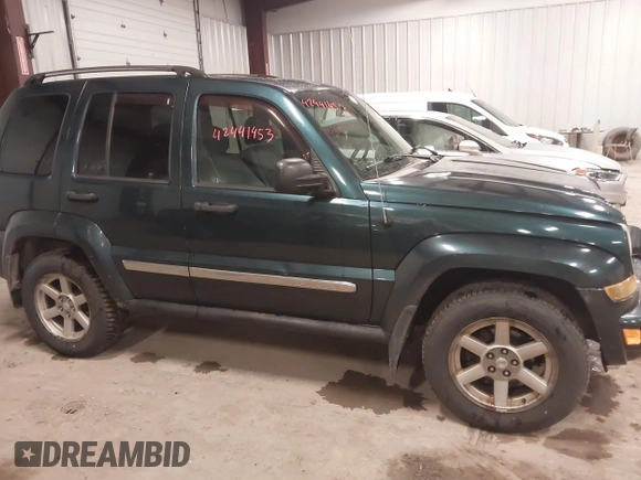 2005 Jeep Liberty Limited with VIN 1J4GL58K25W650651, listed as a IAAI auction lot 42441453 with 167,632 mi miles and . Bid and sale history available at DreamBid. Image 13.