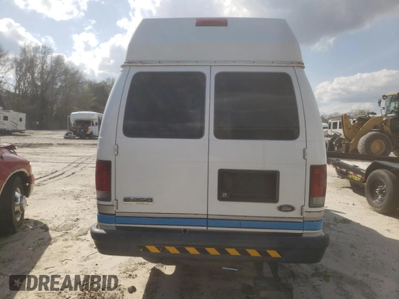 2008 Ford Econoline Cargo Commercial with VIN 1FTNS24WX8DA81510, listed as a Copart auction lot 48191795 with Not Provided miles and Non Repairable. Bid and sale history available at DreamBid. Image 6.