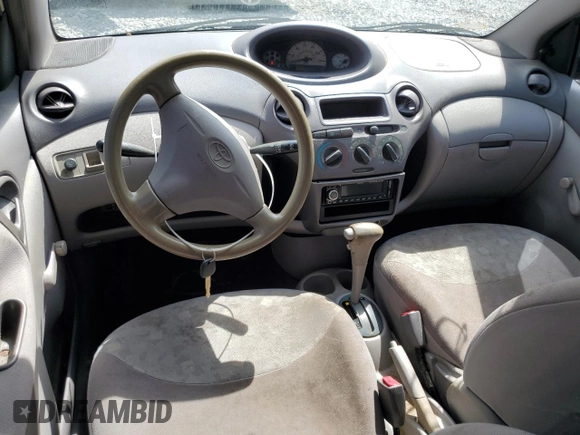 2001 Toyota ECHO with VIN JTDBT123110187750, listed as a Copart auction lot 51154505 with 25,620 mi miles and Salvage Title. Bid and sale history available at DreamBid. Image 8.
