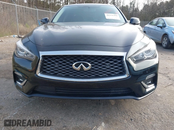 2019 Infiniti Q50 3.0t LUXE with VIN JN1EV7APXKM541986, listed as a IAAI auction lot 41571394 with 37,304 mi miles. Bid and sale history available at carsss.com. Image 12.