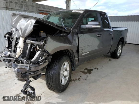 2021 Ram 1500 Lone Star z VIN 1C6RREBT8MN712516, wystawiony jako Copart lot #39752564 z przebiegiem Nie podano mil oraz Nie do naprawy • Non repairable. Historia ofert i sprzedaży dostępna na DreamBid. Obrazek 1.