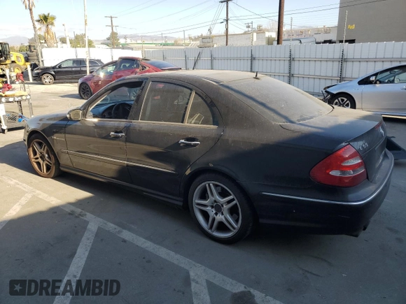 2003 Mercedes-Benz E-Class 5.5L AMG with VIN WDBUF76J53A326558, listed as a Copart auction lot 89382115 with 0 mi miles and Clean Title. Bid and sale history available at carsss.com. Image 2.