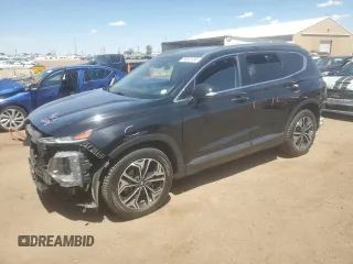 2019 Hyundai Santa Fe Limited z VIN 5NMS5CAA0KH016737, wystawiony jako Copart lot #56541095 z przebiegiem 122 984 mil mil oraz Szkoda całkowita • Salvage title. Historia ofert i sprzedaży dostępna na DreamBid. Obrazek 1.