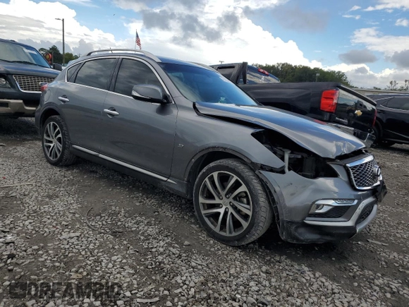 2017 Infiniti QX50 with VIN JN1BJ0RP9HM383157, listed as a Copart auction lot 71429504 with 61,915 mi miles and Salvage Title. Bid and sale history available at carsss.com. Image 4.