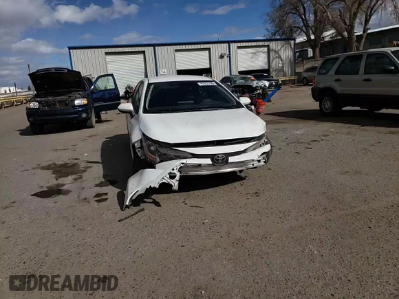2022 Toyota Corolla LE with VIN JTDEPMAE1N3029242, listed as a Copart auction lot 45032755 with 37,399 mi miles and Salvage Title. Bid and sale history available at carsss.com. Image 11.