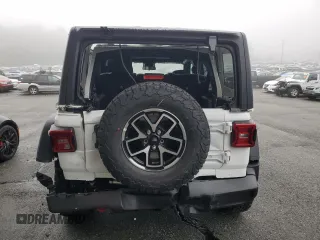 2025 Jeep Wrangler Rubicon with VIN 1C4PJXFN0SW546739, listed as a Copart auction lot 51776505 with 830 mi miles and Clean title. Bid and sale history available at DreamBid. Image 6.