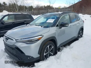 2024 Toyota Corolla Cross Hybrid S with VIN 7MUFBABGXRV063045, listed as a IAAI auction lot 41489096 with 9,736 mi miles and . Bid and sale history available at DreamBid. Image 19.