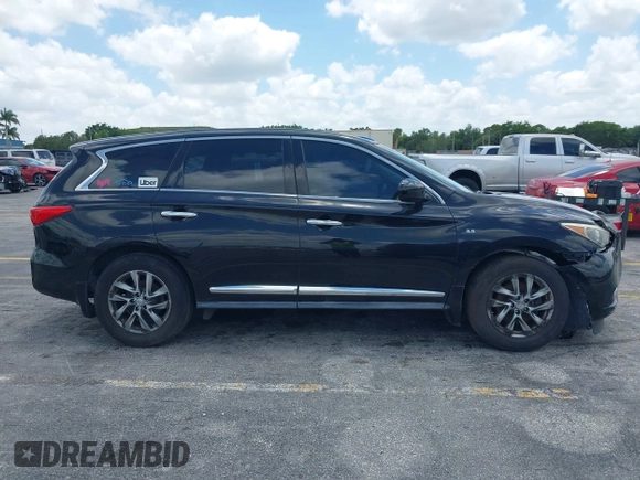 2015 Infiniti QX60 with VIN 5N1AL0MNXFC511350, listed as a IAAI auction lot 42117809 with 128,274 mi miles and . Bid and sale history available at DreamBid. Image 13.
