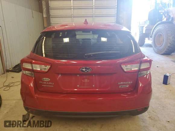 2019 Subaru Impreza Special Sports with VIN 4S3GTAJ68K1711862, listed as a Copart auction lot 74001374 with 60,127 mi miles and Salvage title. Bid and sale history available at DreamBid. Image 6.