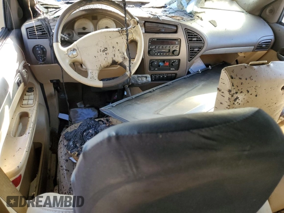 2003 Buick Rendezvous CXL with VIN 3G5DA03EX3S543897, listed as a Copart auction lot 44838675 with Not Provided miles and Salvage Title. Bid and sale history available at DreamBid. Image 8.