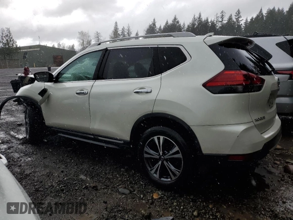 2017 Nissan Rogue SL with VIN 5N1AT2MV4HC761861, listed as a Copart auction lot 55636805 with 0 mi miles and Salvage Title. Bid and sale history available at carsss.com. Image 2.