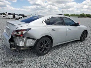 2014 Nissan Maxima S with VIN 1N4AA5AP8EC909075, listed as a Copart auction lot 53097245 with 132,311 mi miles and Salvage Title. Bid and sale history available at DreamBid. Image 3.