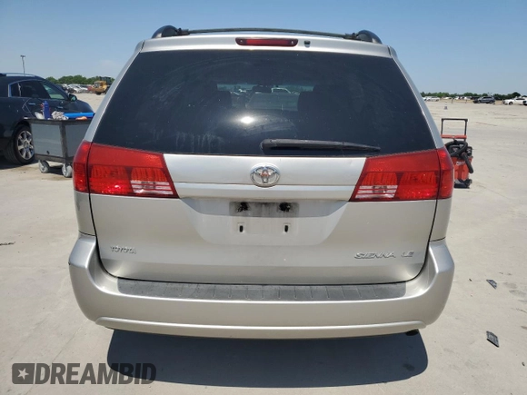 2004 Toyota Sienna CE with VIN 5TDZA23C74S214928, listed as a Copart auction lot 53301975 with Not Provided miles and Clean Title. Bid and sale history available at DreamBid. Image 6.