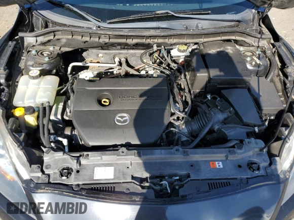 2013 Mazda 3 i SV with VIN JM1BL1TG0D1836891, listed as a Copart auction lot 54193525 with 124,049 mi miles and Salvage title. Bid and sale history available at DreamBid. Image 11.