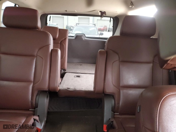 2016 Chevrolet Tahoe LTZ with VIN 1GNSKCKC2GR257458, listed as a Copart auction lot 45684125 with 0 mi miles and Salvage Title. Bid and sale history available at carsss.com. Image 10.