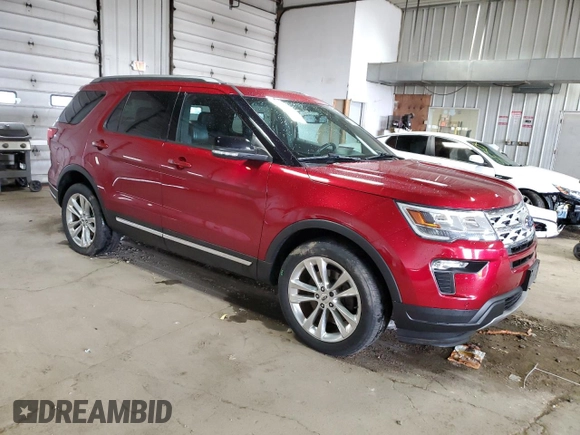 2018 Ford Explorer XLT with VIN 1FM5K8D89JGC24094, listed as a Copart auction lot 53387205 with 72,087 mi miles and Non Repairable. Bid and sale history available at carsss.com. Image 4.