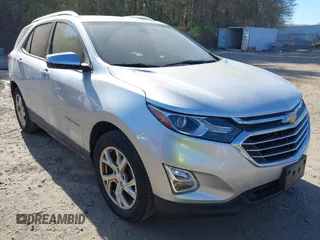 2018 Chevrolet Equinox Premier with VIN 3GNAXVEV4JS598239, listed as a IAAI auction lot 42112886 with 142,093 mi miles and . Bid and sale history available at DreamBid. Image 1.