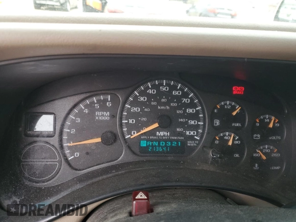2002 Chevrolet Suburban LT with VIN 1GNFK16Z22J292657, listed as a Copart auction lot 85490564 with 213,641 mi miles and Salvage Title. Bid and sale history available at carsss.com. Image 9.
