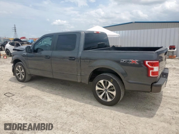 2020 Ford F-150 XL with VIN 1FTEW1CP2LKF36993, listed as a Copart auction lot 59711375 with 92,098 mi miles and Salvage title. Bid and sale history available at DreamBid. Image 2.