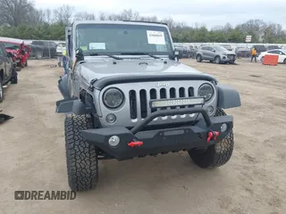 2015 Jeep Wrangler Unlimited Rubicon with VIN 1C4BJWFG1FL546018, listed as a IAAI auction lot 42060045 with 107,249 mi miles and . Bid and sale history available at DreamBid. Image 6.