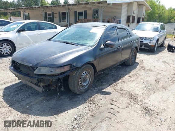 2005 Acura TL with VIN 19UUA66255A054844, listed as a IAAI auction lot 42010051 with 224,235 mi miles. Bid and sale history available at carsss.com. Image 2.