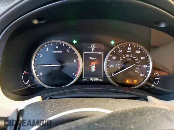 2017 Lexus NX 200t with VIN JTJYARBZ9H2074403, listed as a Copart auction lot 52039815 with 93,589 mi miles and Salvage Title. Bid and sale history available at DreamBid. Image 9.