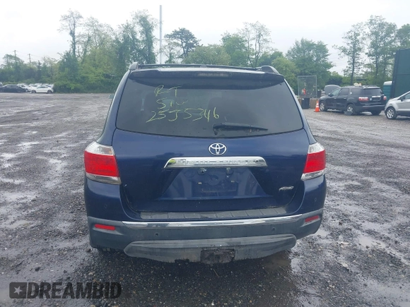 2012 Toyota Highlander Limited with VIN 5TDDK3EH9CS157524, listed as a IAAI auction lot 42340448 with Not provided miles and . Bid and sale history available at DreamBid. Image 15.