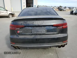 2019 Audi S4 Prestige with VIN WAUC4AF48KA046915, listed as a Copart auction lot 78511144 with 76,018 mi miles and Salvage Title. Bid and sale history available at carsss.com. Image 6.