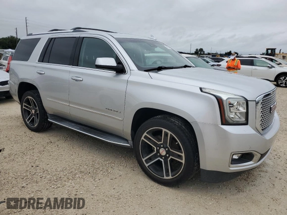 2015 GMC Yukon Denali with VIN 1GKS1CKJ5FR654613, listed as a Copart auction lot 74802474 with 140,288 mi miles and Non Repairable. Bid and sale history available at carsss.com. Image 4.