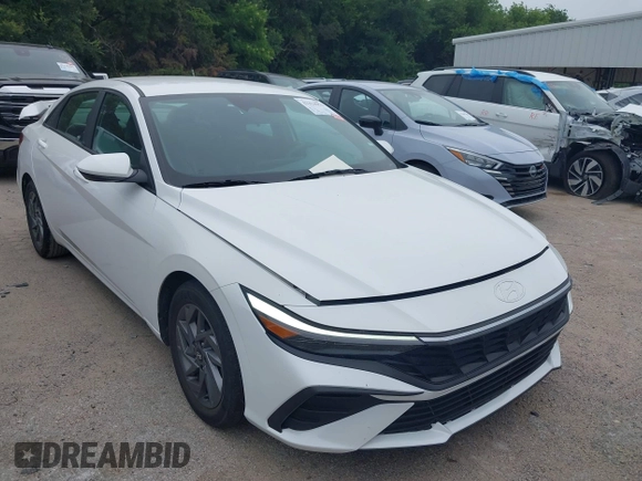 2024 Hyundai Elantra SEL z VIN KMHLM4DG2RU648103, wystawiony jako IAAI lot #42324953 z przebiegiem 32 625 mil mil oraz . Historia ofert i sprzedaży dostępna na DreamBid. Obrazek 1.